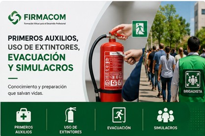 Primeros auxilios, extintores, evacuación y simulacro de sismo